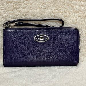 Coach Purple Wallet Wristlet